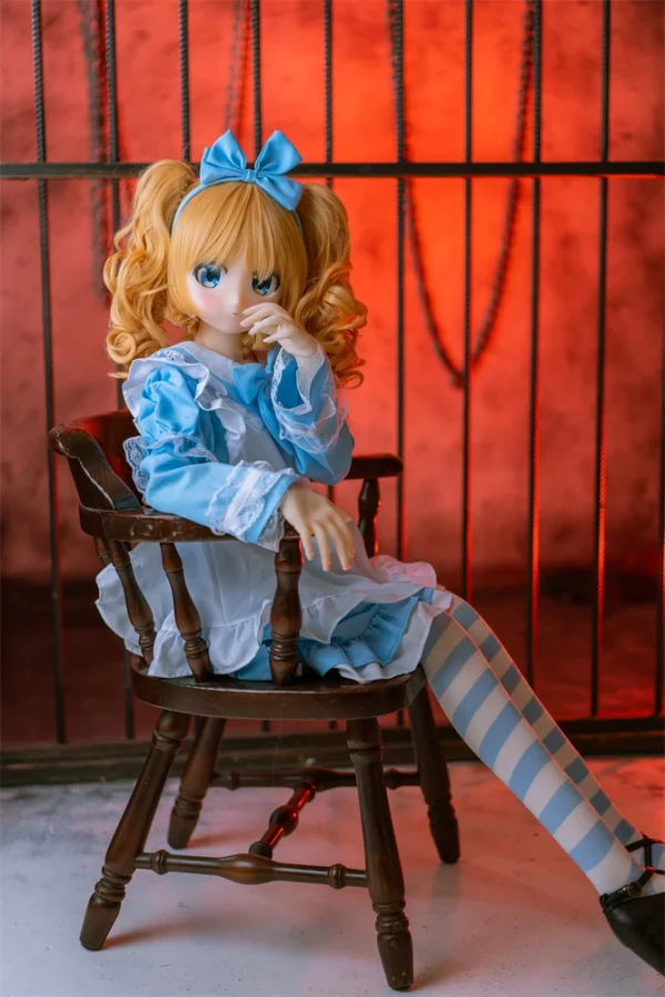 アリス ラブドール 『不思議の国のアリス』のコスプレ等身大人形、135cmスリムボディ（AotumeDoll、身長、素材選択可能） - at11302