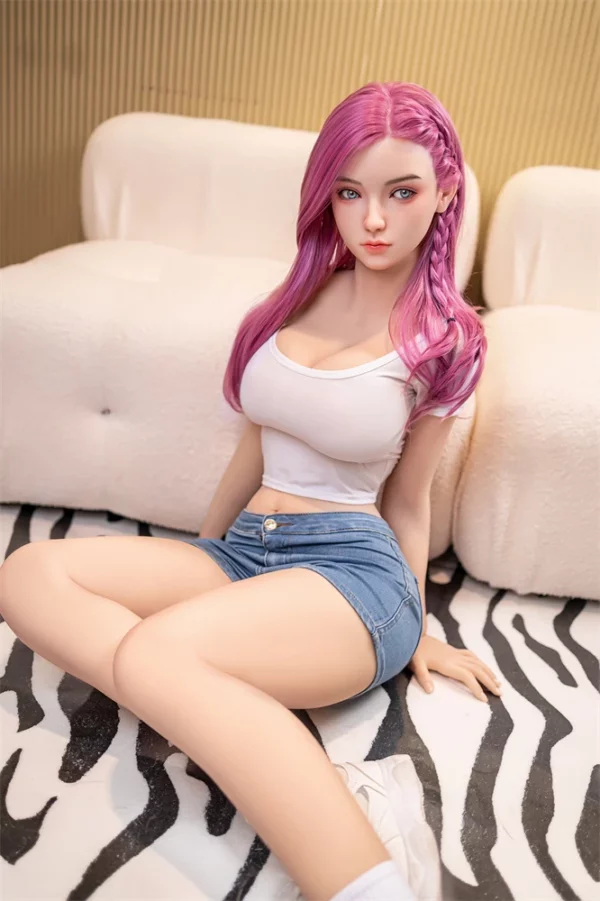 ピンク髪のギャルラブドール 絵美子 20体ボディ 3つの動画あり、画像は160cm体(130cm-172cm身長、素材選択可能) - ne100305