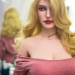 金髪外人熟女 ラブドール Olivia QitaDoll 巨乳外国人ダッチワイフ 150cm-170cm身長、素材選択でき(動画あり、画像は152cm体) - neco-qt200502
