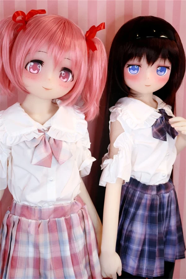 暁美ほむら＆鹿目まどか ラブドール 『魔法少女まどか☆マギカ』コスプレ等身大人形、135cmスリムボディ 単品の値段（AotumeDoll、身長、素材選択可能） - new-at12001