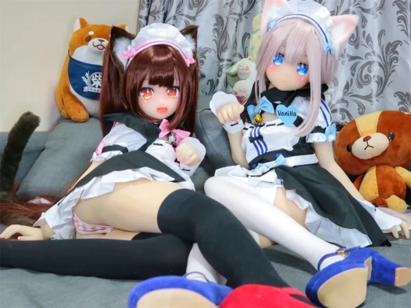 バニラ&ショコラ ラブドール 『ネコぱら』のコスプレ等身大人形、135cmボディ、単品の値段（AotumeDoll、身長、素材選択可能） - new-at12308