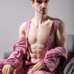 憂鬱なピンク服の男 リアルラブドール Ethan QitaDoll 女性向けのダッチワイフ 135-180CM(動画あり、画像は175cm体) - qt101112