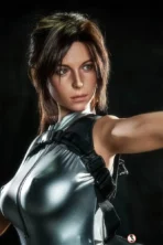 トゥームレイダー ララ・クロフト リアルドール Lara croftの等身大人人形 ボディ選択可能（ビデオ付き、166cm体、フルシリコン） - gl2212